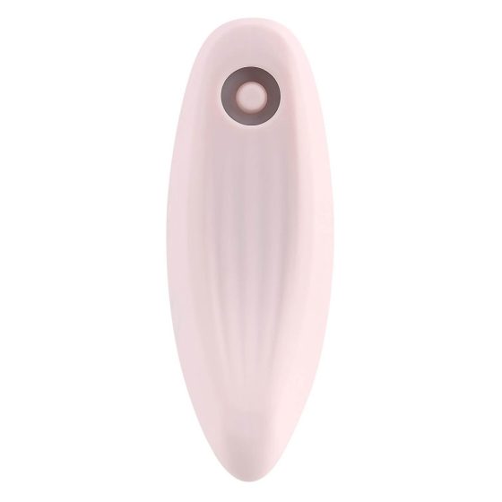 Playboy Palm - vibrator de clitoris, rezistent la apa, cu baterie, 2in1 (roz)