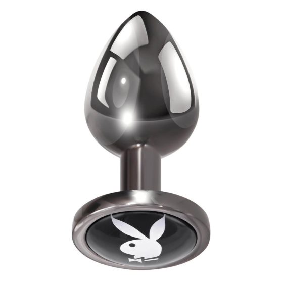 Playboy Tux - dildo anal mic (argintiu)