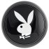 Playboy Tux - buton anal mic (argintiu)