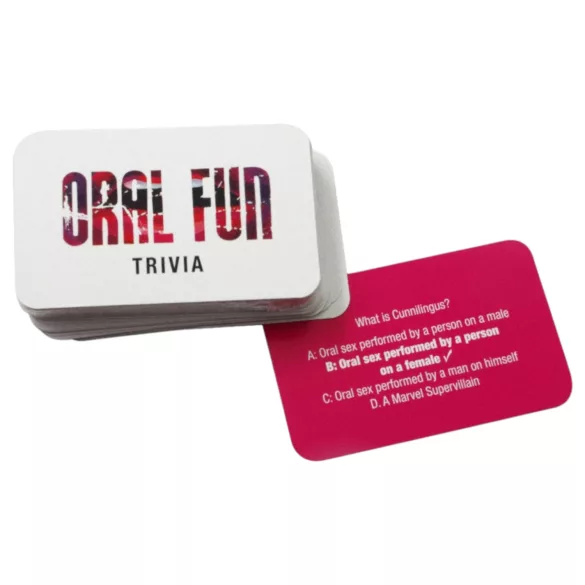 Oral Fun - joc erotic pentru cupluri (în limba engleză)
