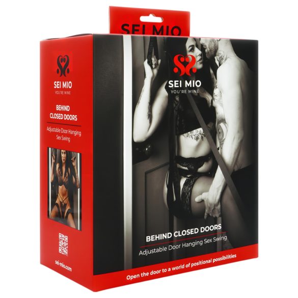 Sei Mio - leagăn erotic pentru ușă (negru)