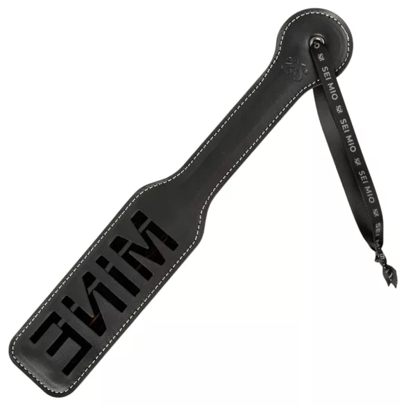 Sei Mio - paletă spanking cu inscripție - negru