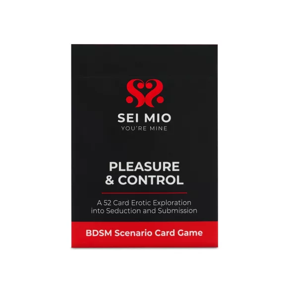 Sei Mio Pleasure & Control - joc de cărți BDSM (52 de cărți)