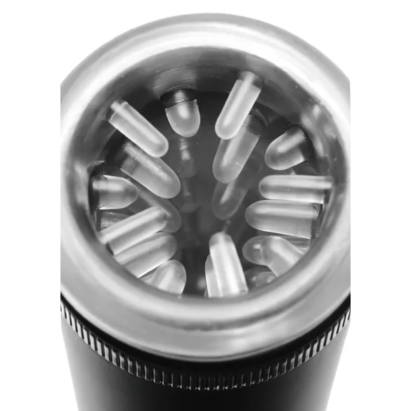 Master-Bot - Masturbator cu mișcare sus-jos și peri moi (negru)