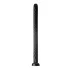 Hosed Spiral Anal Snake 19 - dildo anal cu ventuză - spirală - negru
