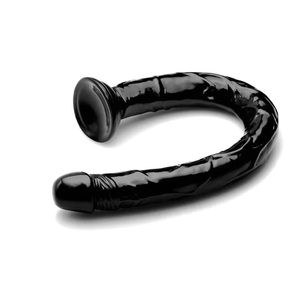 Hosed Anal Snake 19 - dildo anal cu ventuză - negru
