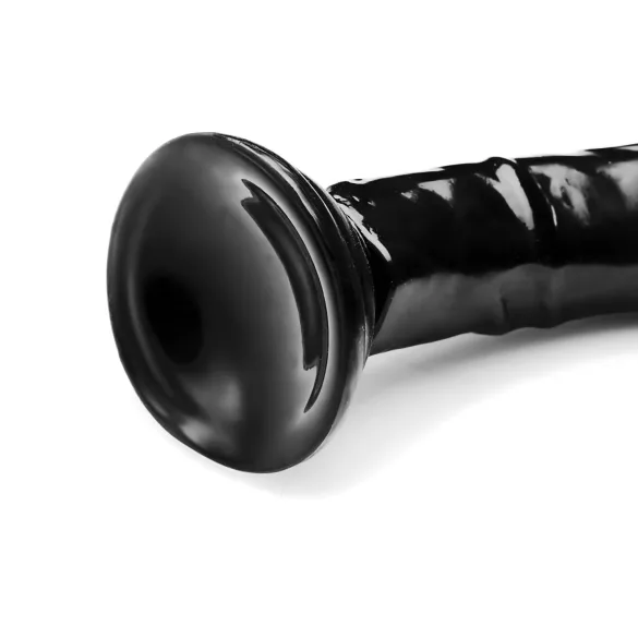 Hosed Anal Snake 19 - dildo anal cu ventuză - negru