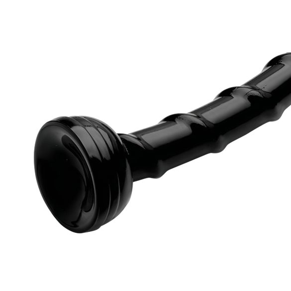 Hosed Swirl - Dildo anal subțire tip șarpe 18 cm - negru