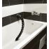 Șarpe Anal Spiralat Hosed 18 - dildo anal (negru)