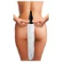 TAILZ - plug anal cu coadă de vulpe și bentiță - negru-alb