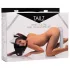 TAILZ - plug anal cu coadă de vulpe și bentiță - negru-alb