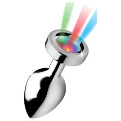 Booty Sparks - dop anal luminos - mărime medie - argintiu