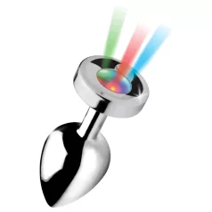 Booty Sparks - dop anal luminos - mare - argintiu