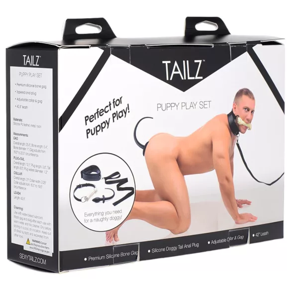 TAILZ Puppy Player Set - set dildo anal (4 piese)