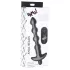 Bang! - vibrator anal reîncărcabil cu telecomandă (negru)