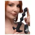 Bang! - vibrator anal reîncărcabil cu telecomandă (negru)