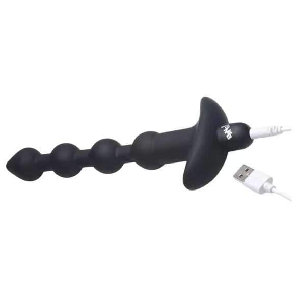 Bang! - vibrator anal reîncărcabil cu telecomandă (negru)