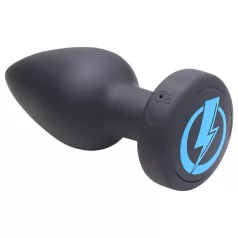   XR Brands - Zeus - vibrator anal E-Stim cu telecomandă (negru)