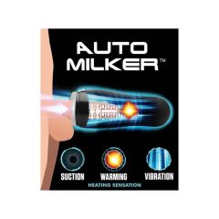   Lovebotz Auto Milker - masturbator aspirator acuatic și reîncărcabil (negru)