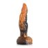 Creatura Cocs Ravager - dildo texturat din silicon 20cm (portocaliu)