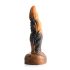 Creatura Cocs Ravager - dildo texturat din silicon 20cm (portocaliu)