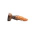 Creatura Cocs Ravager - dildo texturat din silicon 20cm (portocaliu)