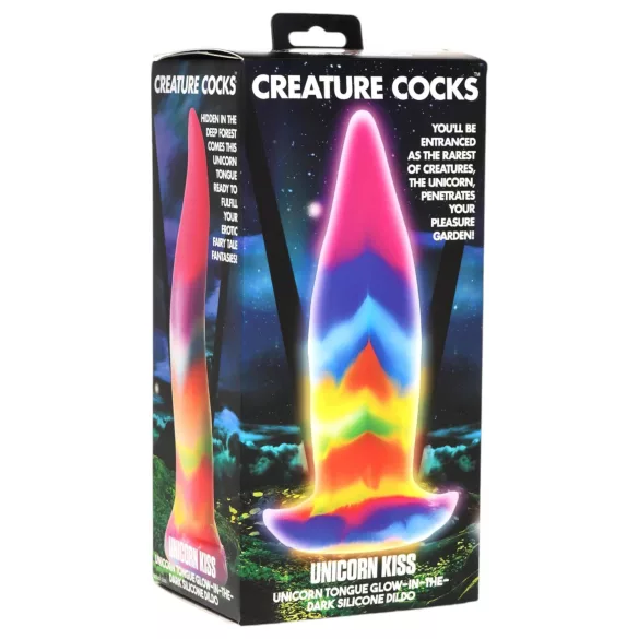 Creature Cocks Tongue - dildo luminos - silicon - 21cm