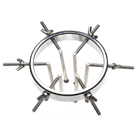 XR Brands Oculus - dilatator anal inoxidabil - oțel inoxidabil argintiu