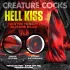 Creature Cocks Hell Kiss - dildo din silicon răsucit - 19 cm (roșu)