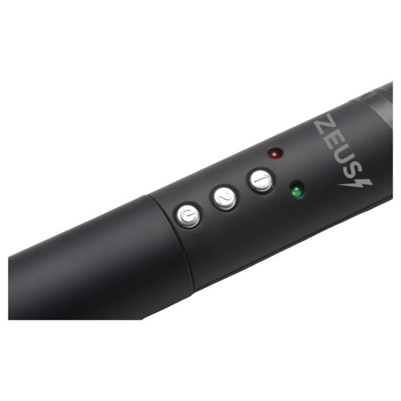Zeus - vibrator electric cu acumulator - tijă electro black