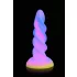 Creature Cocks Moon Rider - dildo unicorn strălucitor - mov-roz