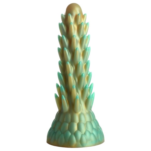 Stegosaurus din Silicon - Dildo 20cm (verde) - Creature Cocks