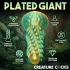 Creature Cocks - dildo stegosaurus - silicon - 20cm - verde