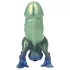 Creature Cocks - dildo dinozaur - silicon verde