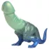 Creature Cocks - dildo dinozaur - silicon verde