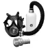 XR Brands - mască orală 2în1 și inhalator arome - negru