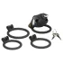 Master Series Bull - cuşcă peniană cu cap de taur (negru)