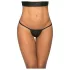 Mapalé - tanga micro lucios - negru - M/L