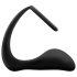 Aventuri Anale Platinum - dildo anal cu inel penian (negru)