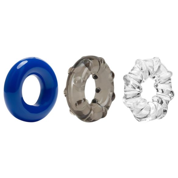 Set inele versatile de erectie - 3 buc (colorate)