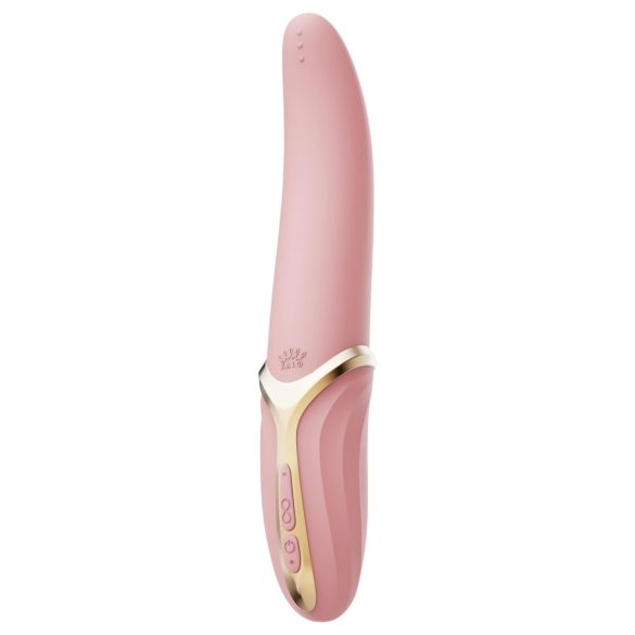 Zalo Eve - vibrator rotativ încălzire reîncărcabil - silicon roz