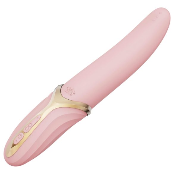 Zalo Eve - vibrator rotativ încălzire reîncărcabil - silicon roz