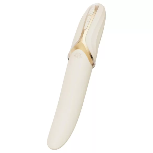 Zalo Eve - vibrator rotativ încălzitor cu acumulator - alb