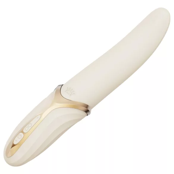 Zalo Eve - vibrator rotativ încălzitor cu acumulator - alb