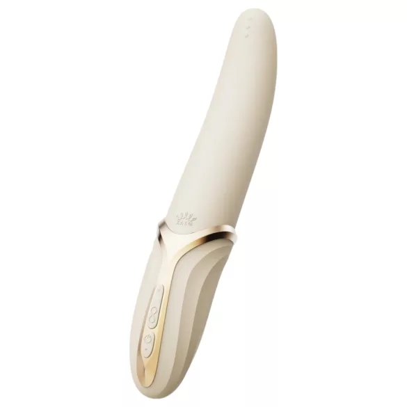 Zalo Eve - vibrator rotativ încălzitor cu acumulator - alb