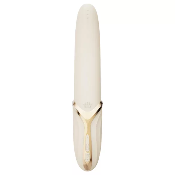 Zalo Eve - vibrator rotativ încălzitor cu acumulator - alb