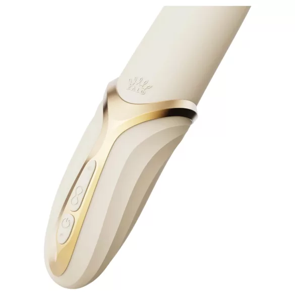 Zalo Eve - vibrator rotativ încălzitor cu acumulator - alb
