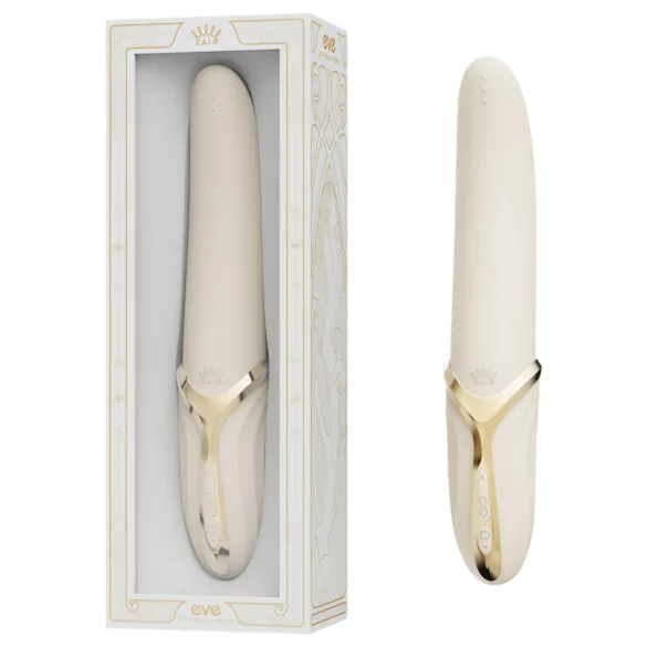 Zalo Eve - vibrator rotativ încălzitor cu acumulator - alb