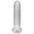 Fat Boy Checker Box - mânecă pentru penis - 17cm - alb