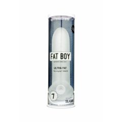   Fat Boy Original Ultra Fat - prezervativ pentru penis (19cm) - alb ca laptele